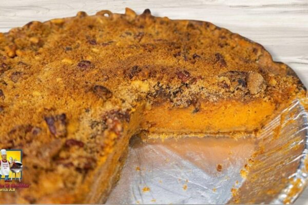 Ultimate Sweet Potato Pie, homemade and freshly served