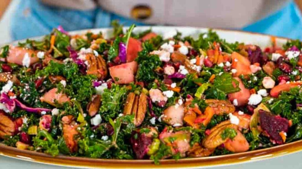 Ultimate Winter Salad, homemade and freshly served