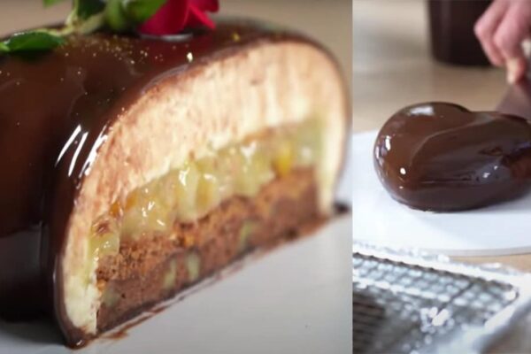 Valentine’s Day Dessert, homemade and freshly served