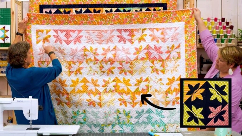 Finished Vintage Bouquet Quilt With Jenny Doan, a completed DIY project