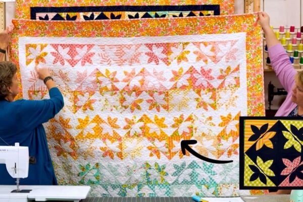 Finished Vintage Bouquet Quilt With Jenny Doan, a completed DIY project