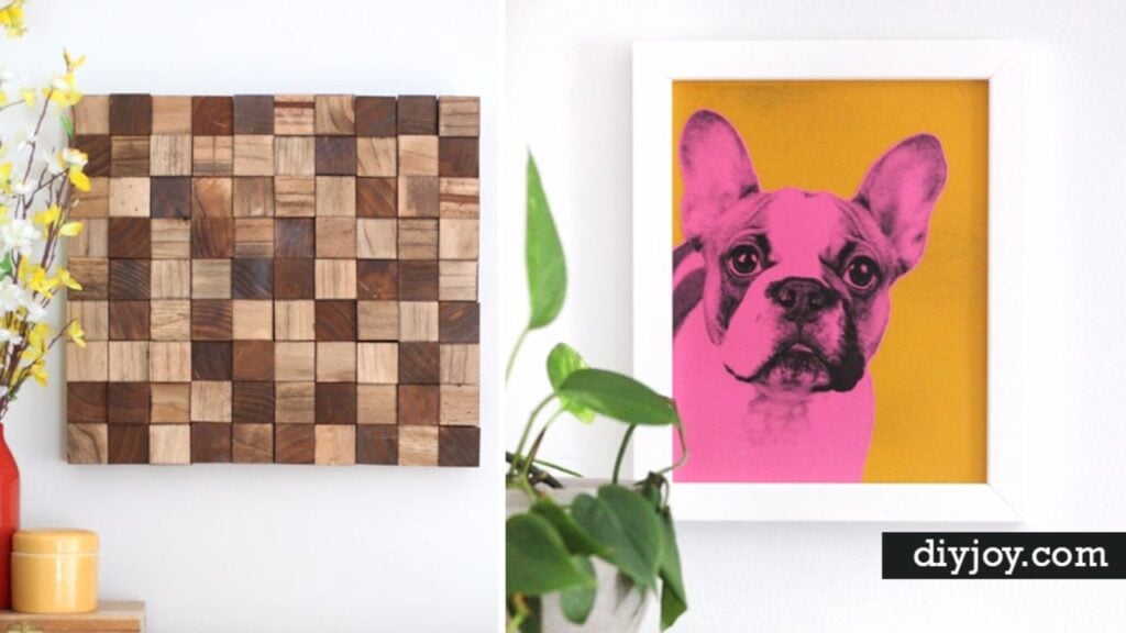 Finished 35 DIY Wall Art for the Bedroom, a completed DIY project
