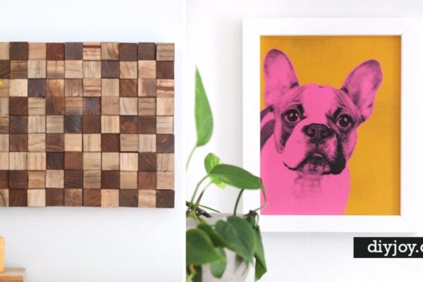 Finished 35 DIY Wall Art for the Bedroom, a completed DIY project