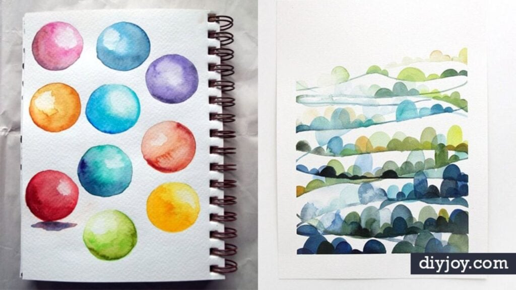 Finished 36 Watercolor Tutorials, a completed DIY project