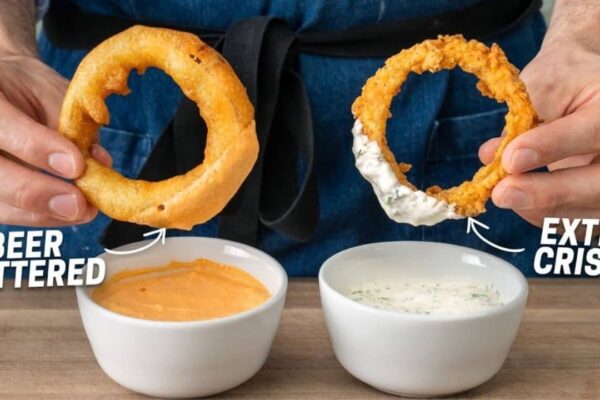 2 Ways to Make Very Crispy Onion Rings