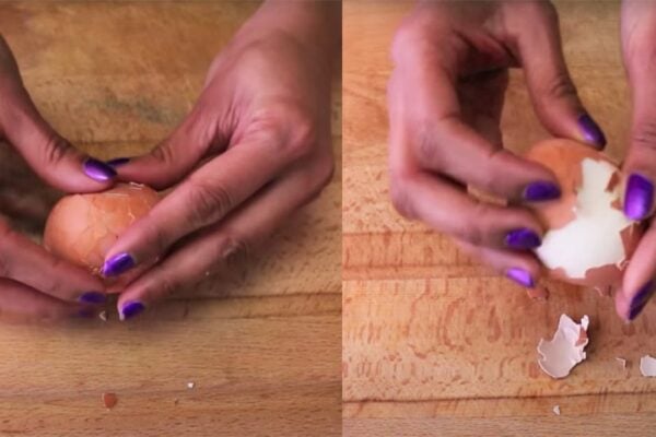 How to Peel a Hardboiled Egg in Under 10 Seconds (3 Ways), homemade and freshly served