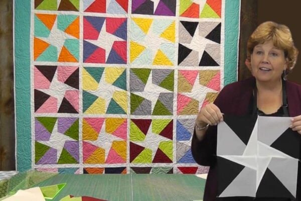 Finished Wedge Star Quilt With Jenny Doan, a completed DIY project