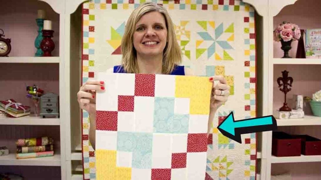 Finished Wishes Quilt Along Block Eleven, a completed DIY project