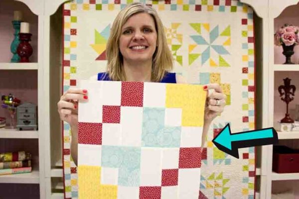 Finished Wishes Quilt Along Block Eleven, a completed DIY project