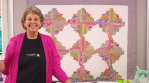 Finished Wonky Log Cabin Quilt With Jenny Doan, a completed DIY project