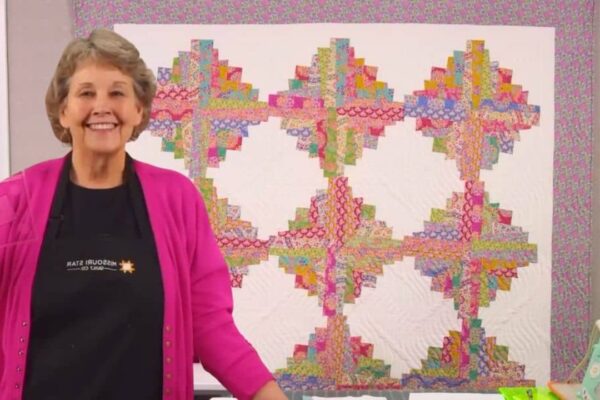 Finished Wonky Log Cabin Quilt With Jenny Doan, a completed DIY project