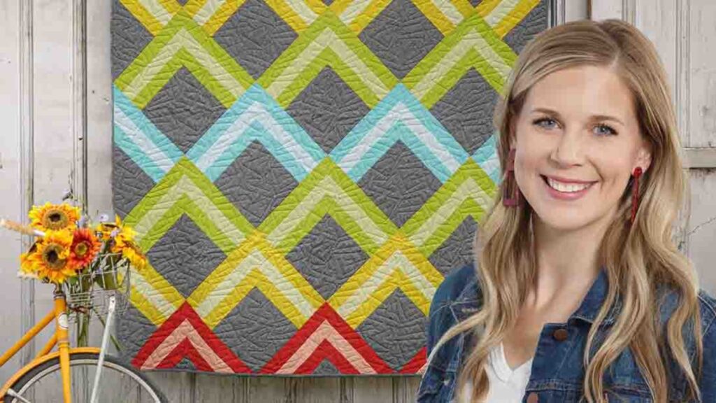 Finished Woven Chevron Quilt, a completed DIY project
