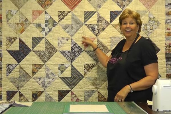 Finished You’ve Got Mail Quilt With Jenny Doan, a completed DIY project