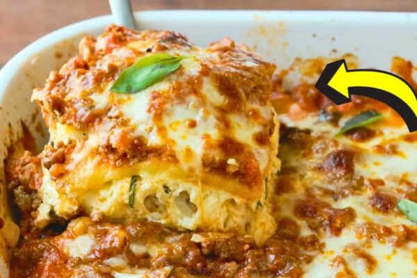 Zucchini Lasagna (Low Carb and Gluten-Free), homemade and freshly served