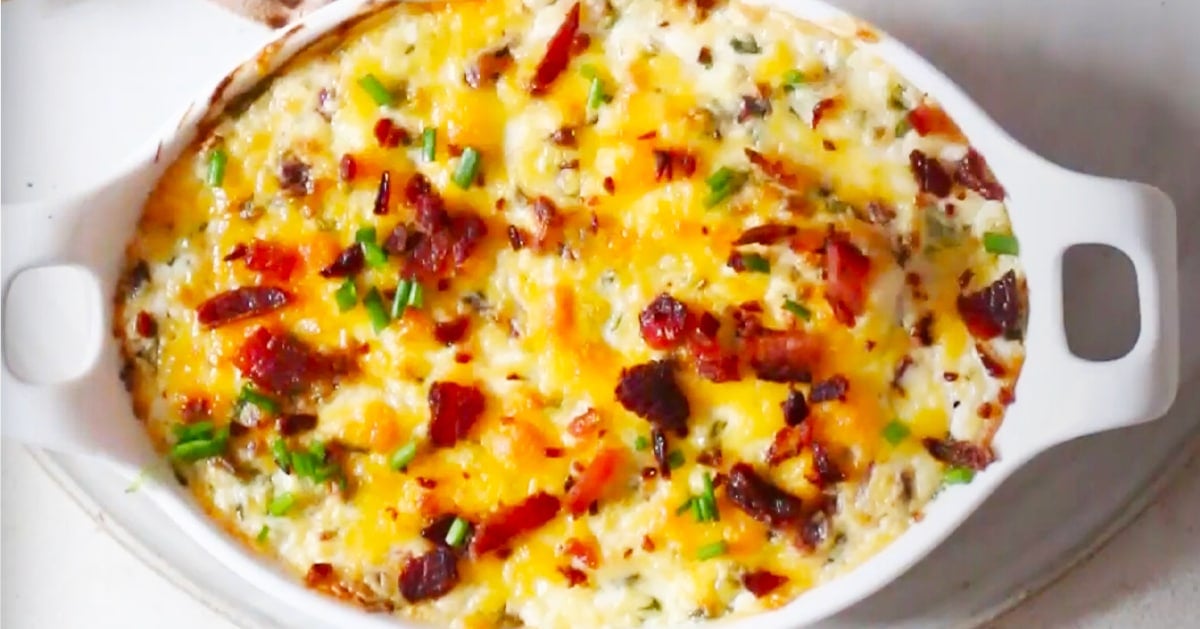 Easy Snack Recipes Cream Cheese Dip With Bacon And Cheddar No Bake Party Dip