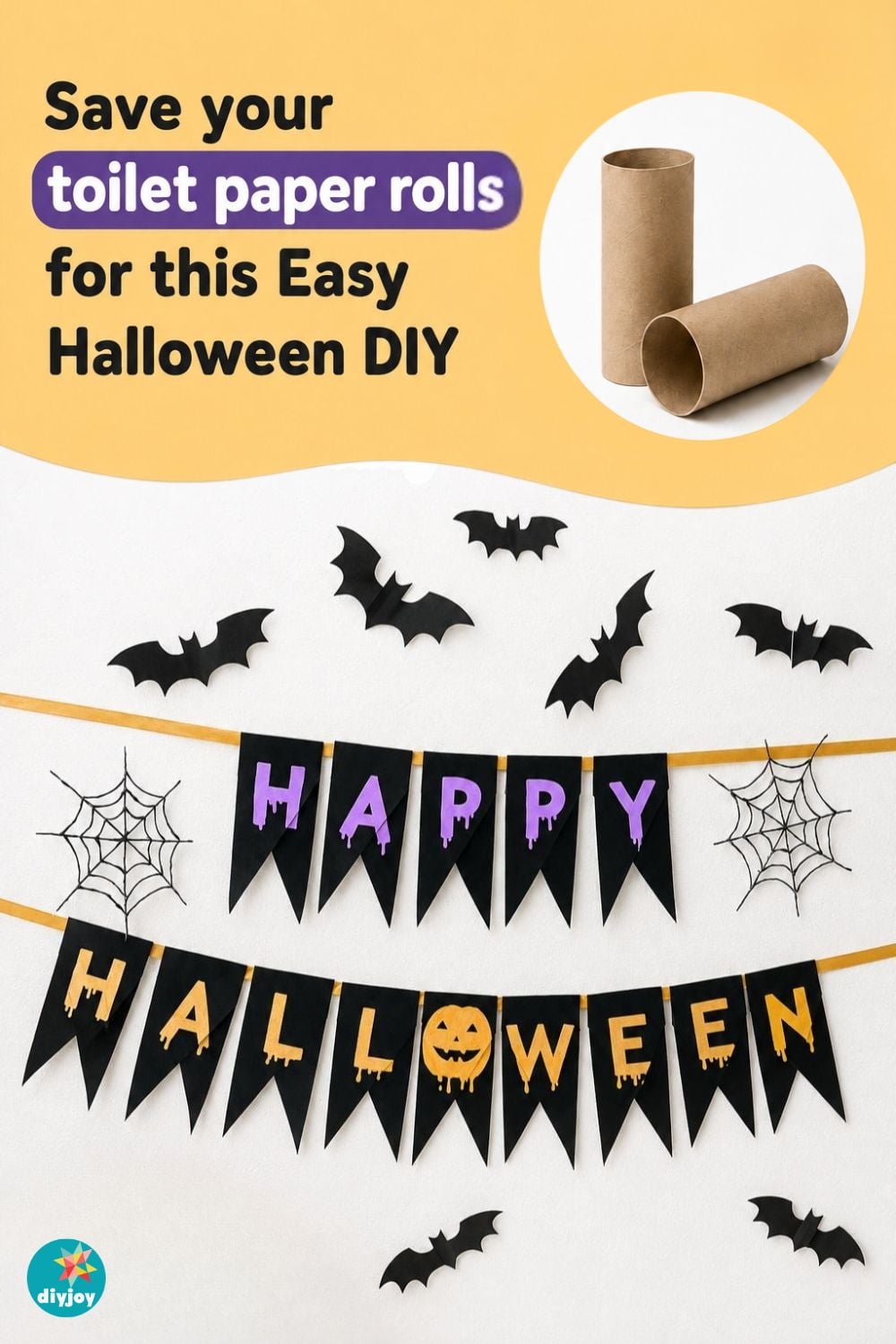 DIY Halloween banner Step-by-step tutorial