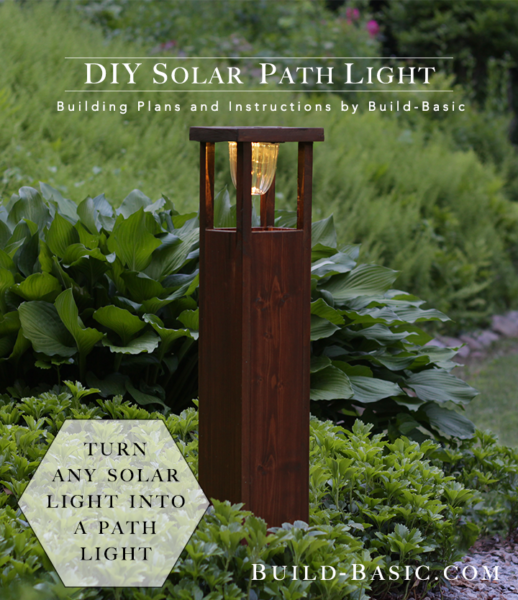 DIY Solar Path Light - Do It Yourself Walkway Ideas for Paths to The Front Door and Backyard - Cheap and Easy Pavers and Concrete Path and Stepping Stones - Wood and Edging, Lights, Backyard and Patio Walks With Gravel, Sand, Dirt and Brick #diyideas