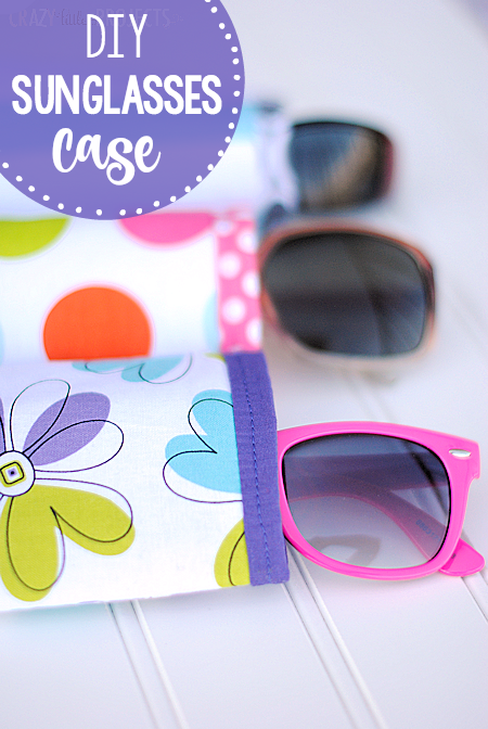 DIY Ideas With Bandanas - Bandana Sunglasses Case - easy sewing project, sew a quick sunglasses case from bandana fabric with a bit of fusible fleece #diy #sewing #bandanacrafts