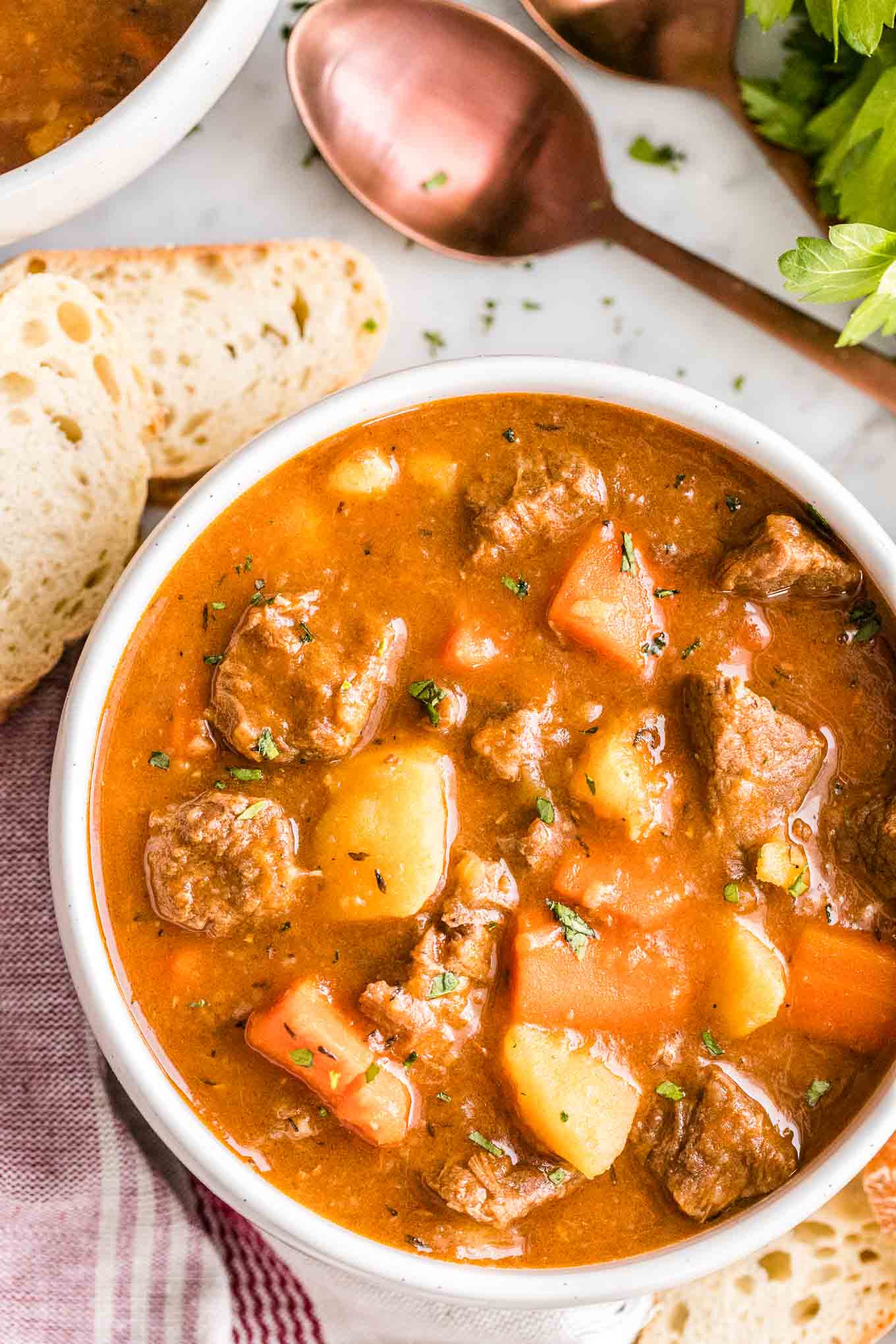 Hearty Instant Pot beef stew recipe for cold fall nights