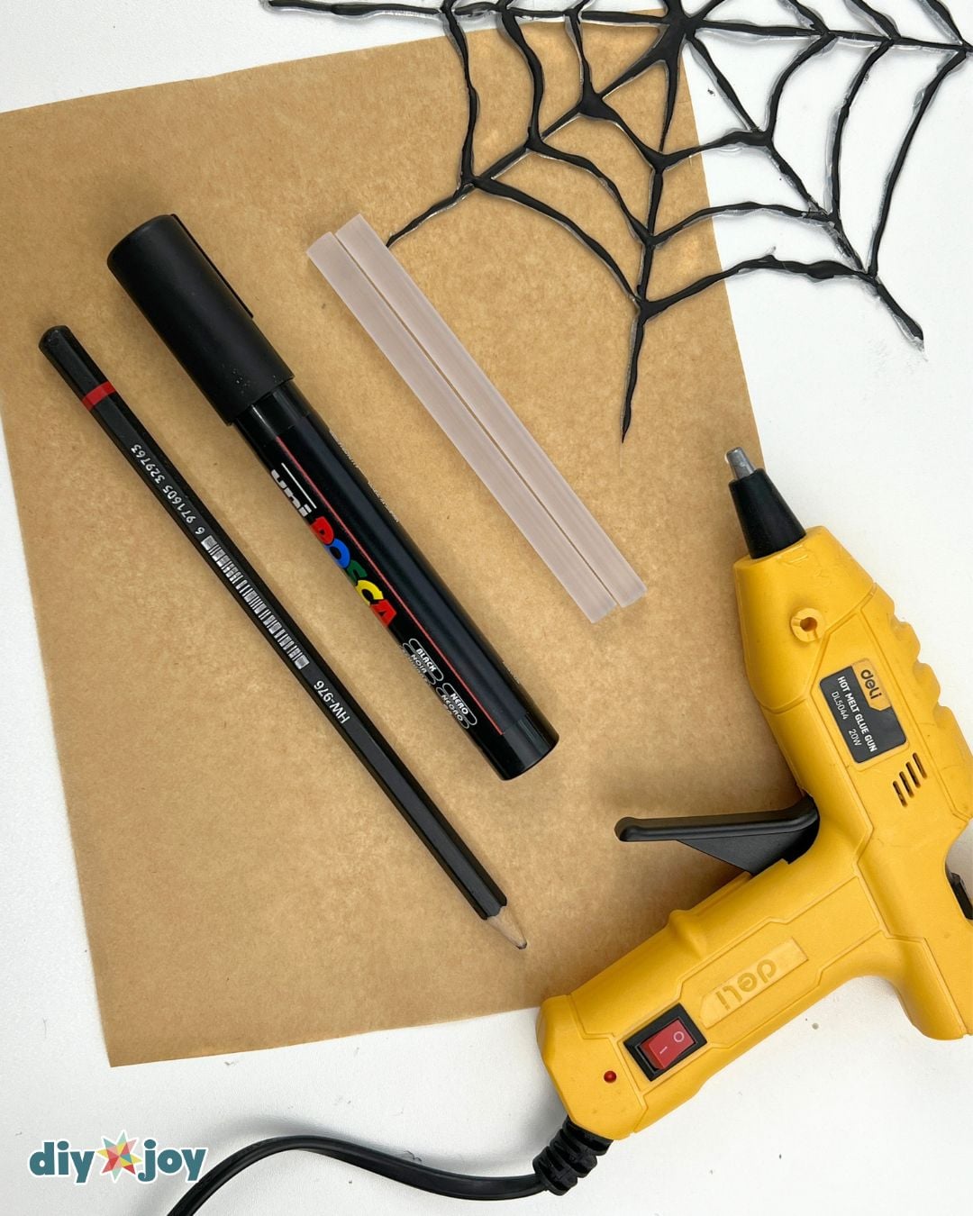 Materials for DIY Spider Webs