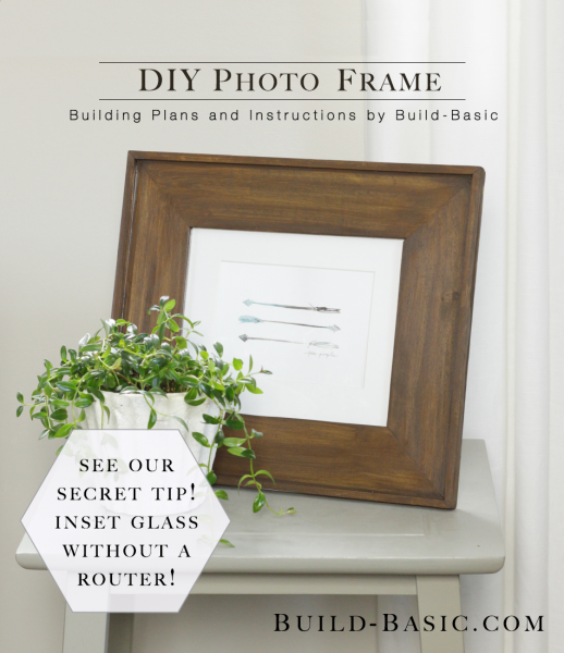 DIY Woodworking Tips | perfect mitered picture frame corners, tight 45 degree miter joints glued and clamped
