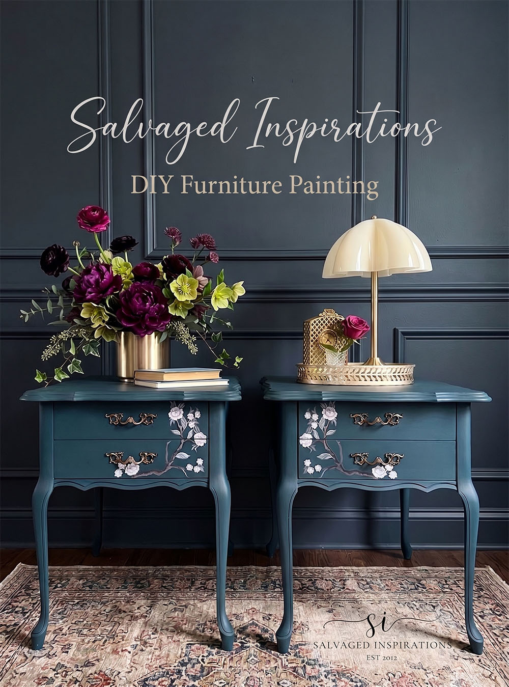 Furniture refinishing French provincial table flip painted with basic tools, a classic makeover