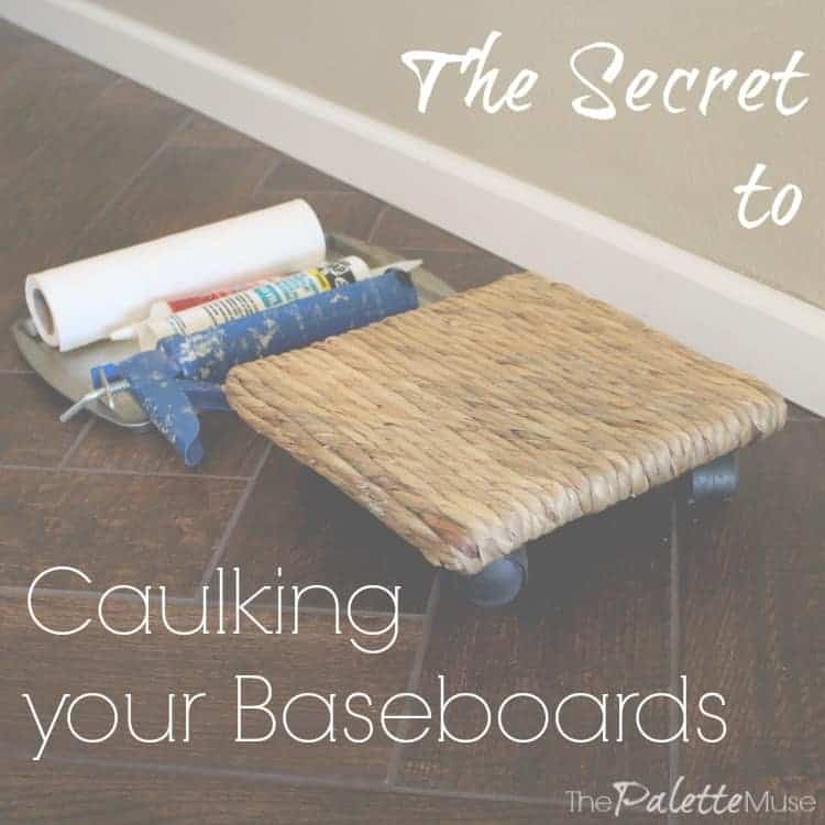 Budget Home Improvement | The Trick to Caulking Baseboards