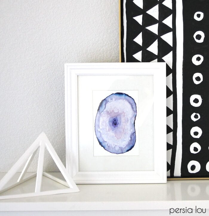 Free Blue Agate Wall Art Printable Wall Art You Can Print Free Blue Agate Wall Art, fast enough to finish and hang tonight and a favorite that gets compliments every time
