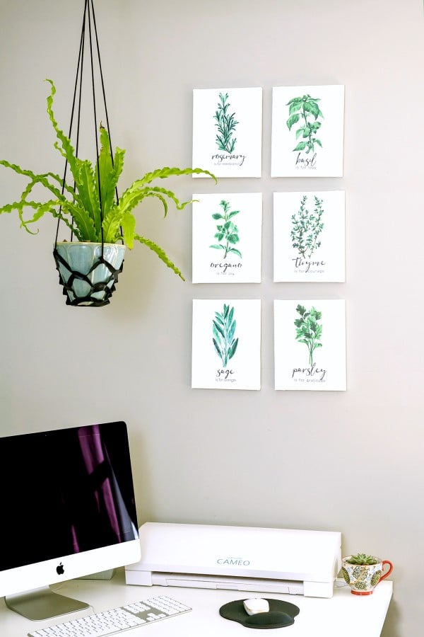 Free Rosemary Printable Printable Idea To Try Free Rosemary Printable, fast enough to finish and hang tonight and a sweet finishing touch for any gallery wall