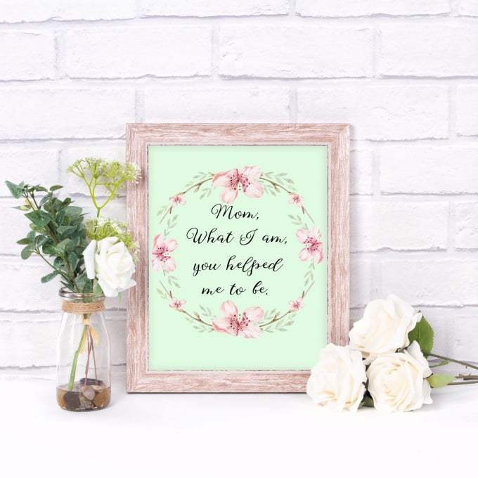 Mother's Day Quote Free Printable Printable Idea To Try Mother's Day Quote Free Printable, easy to fit into a busy afternoon and a fun update worth trying at least once