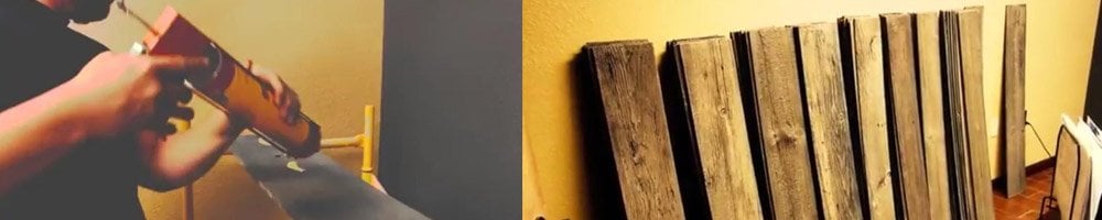 Budget Home Improvement | Reclaimed Wood Accent Wall Tutorial