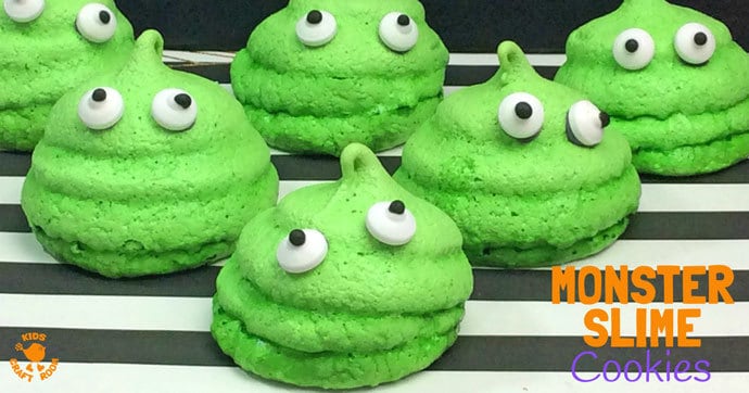 Spooky cookie tutorial, festive homemade sweet and easy decorating tutorial, focused on gooey monster eye cookies