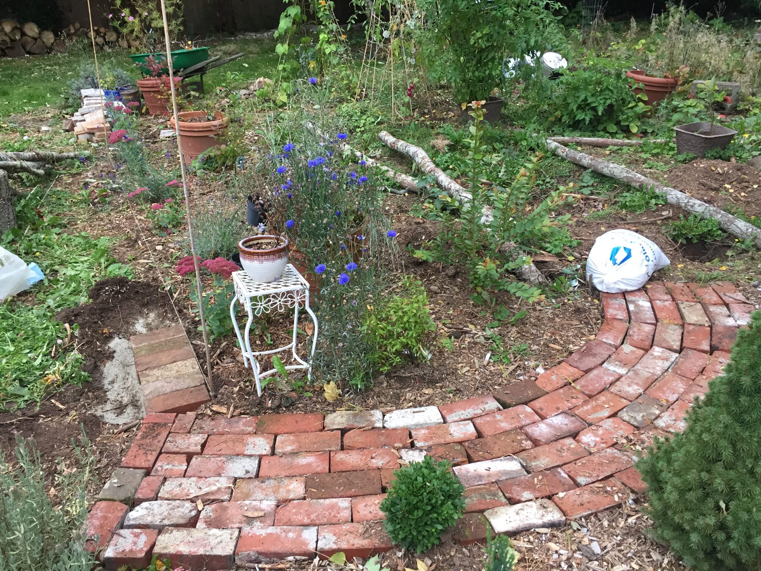 DIY No Cost Brick Path - Do It Yourself Walkway Ideas for Paths to The Front Door and Backyard - Cheap and Easy Pavers and Concrete Path and Stepping Stones - Wood and Edging, Lights, Backyard and Patio Walks With Gravel, Sand, Dirt and Brick #diyideas