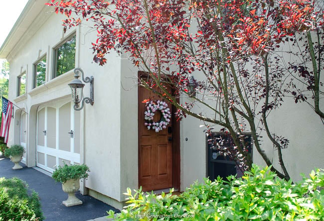 Budget Home Improvement | DIY Garage Door Side Entrance Makeover