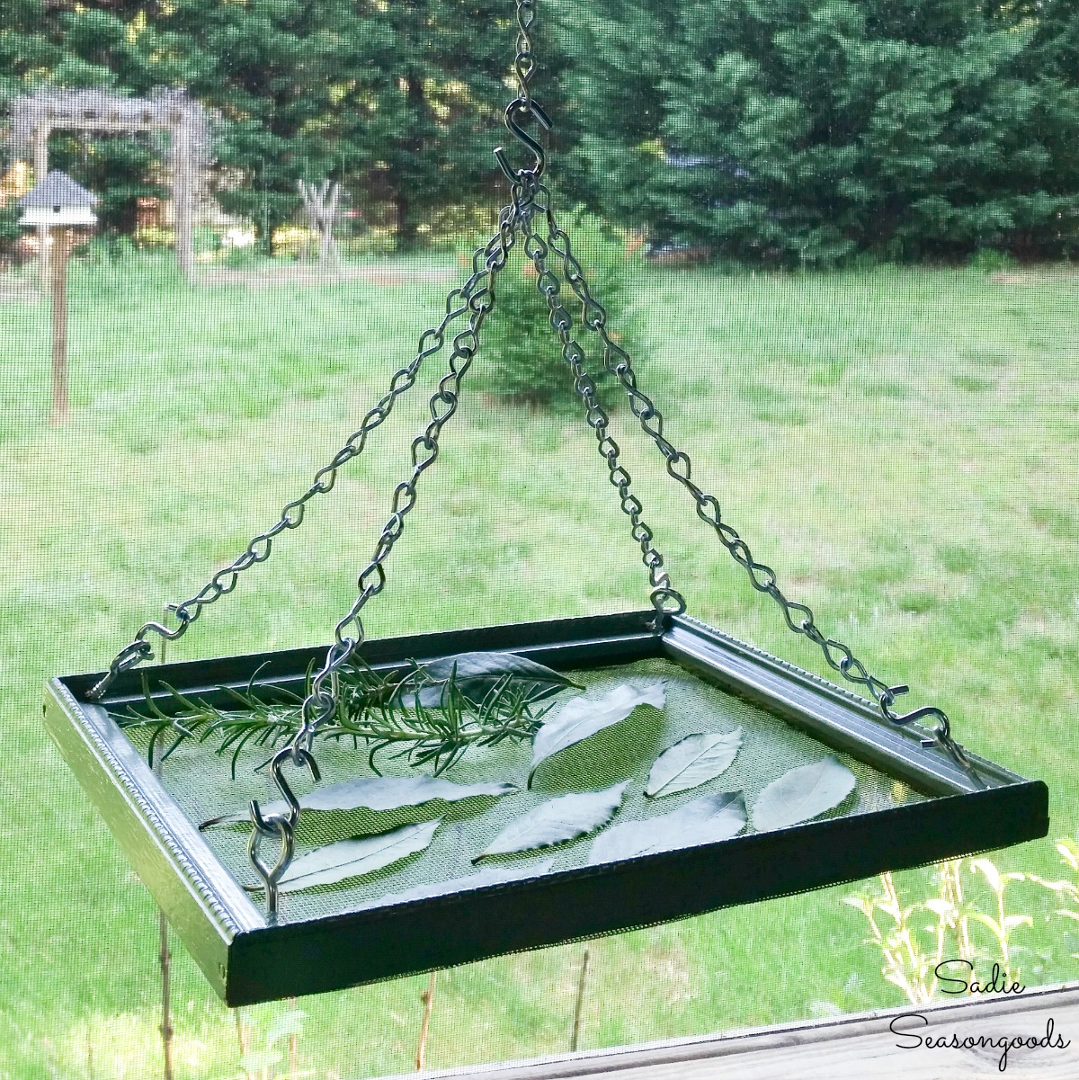 Hanging Herb Drying Rack, a botanical home accent, gentle on the budget and the clock alike and a keepsake worth handing down