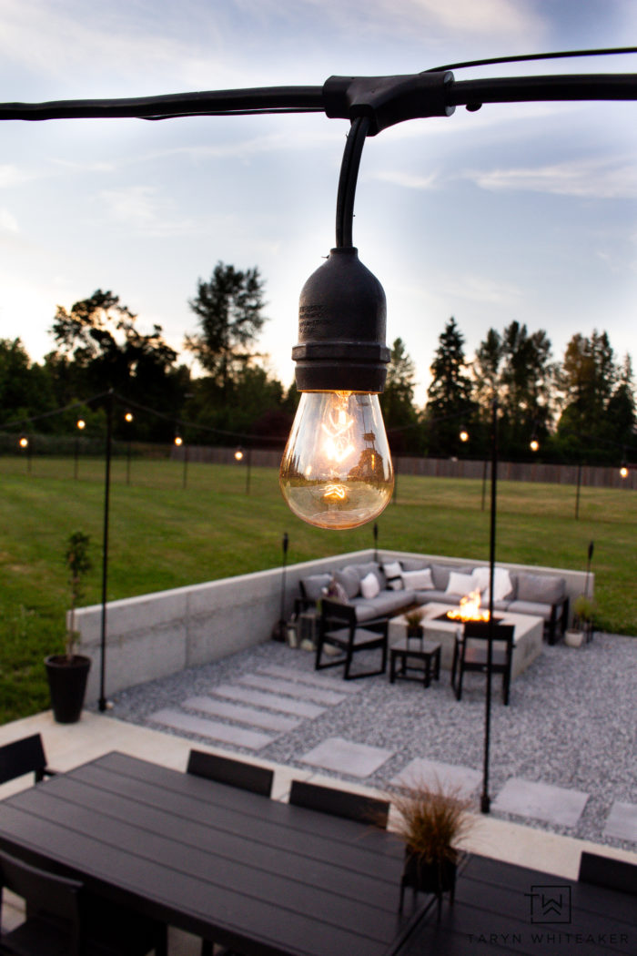 Backyard String Lights on Posts, easy to scale up for a full batch and a keepsake worth handing down