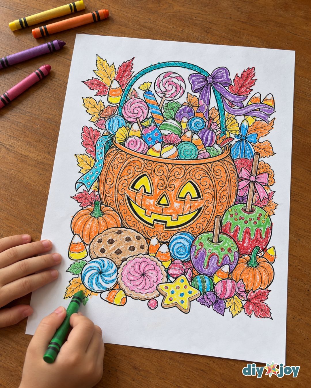 free printable kid's coloring page for Halloween