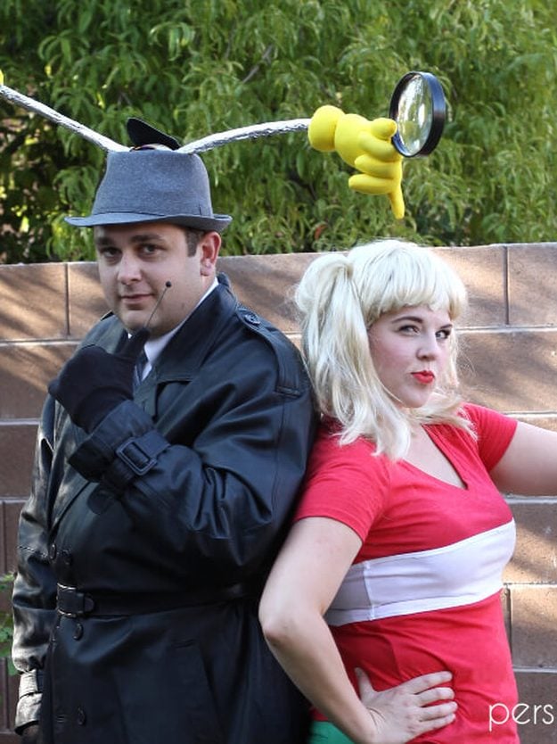 Last Minute DIY Halloween Costumes - Quick Ideas for Adults, Kids and Teens - Inspector Gadget & Penny Costume Tutorial