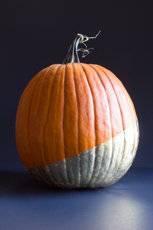 31 Pumpkin Decorating Ideas To Make This Fall - DIY Gold Leaf Dipped Pumpkin - Easy DIY Pumpkin Decor Ideas for Home, Yard, Outdoors - Cool Pumpkin Decorating Ideas for Adults and Kids Party, Creative Crafts With Paint, Glitter and No Carve Projects for Halloween 